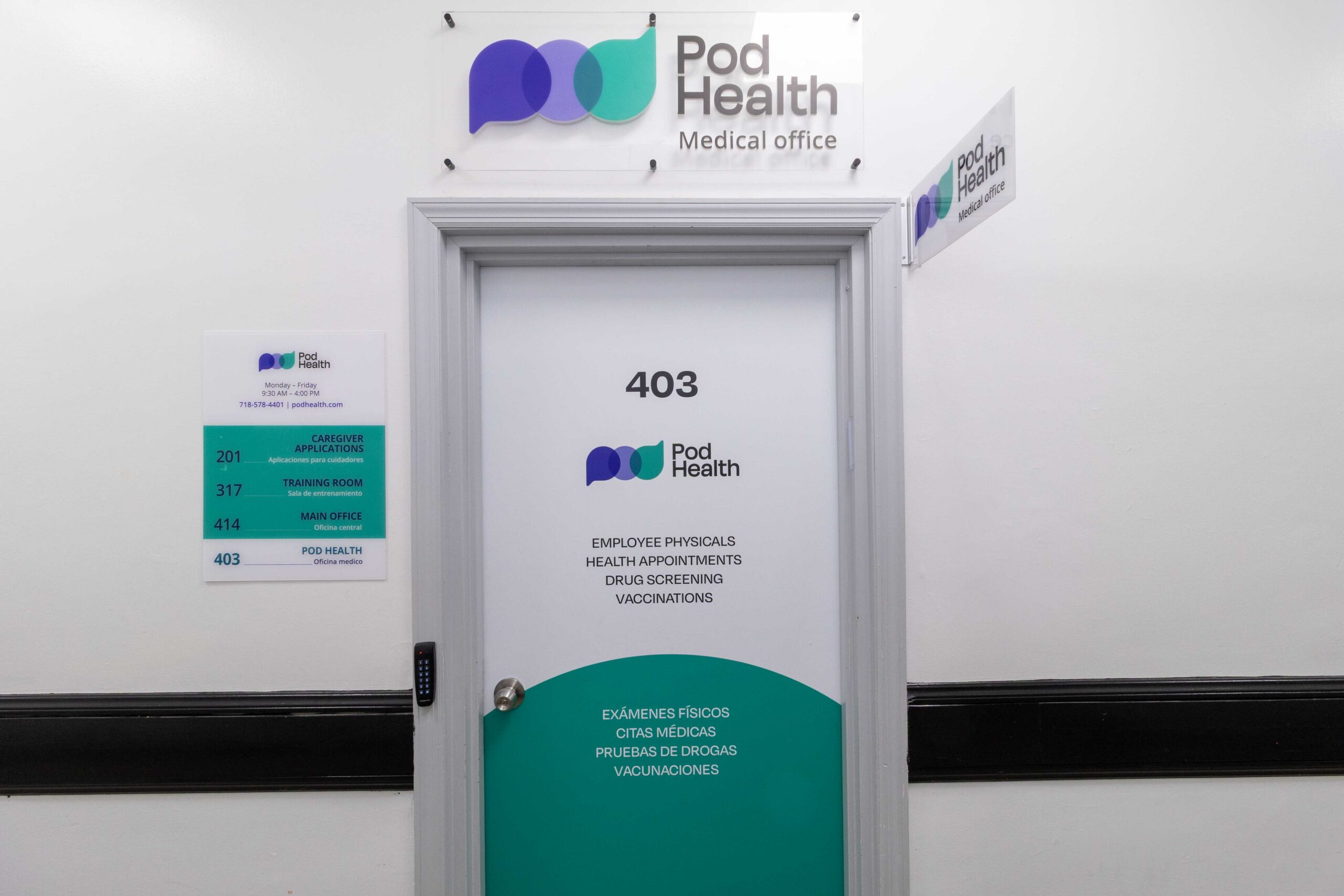 POD Health Bronx office